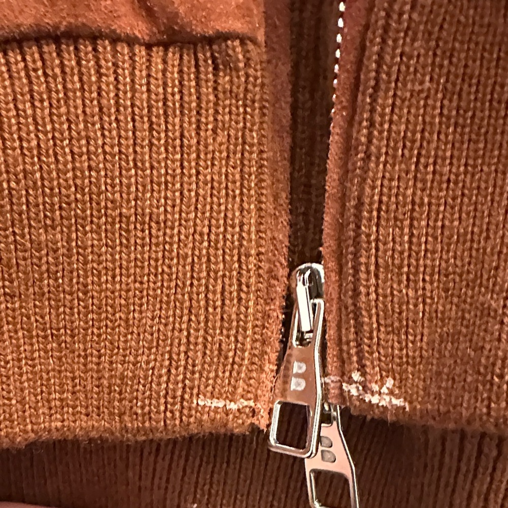 Men's Rust Bomber Jacket - Picture 8 of 9